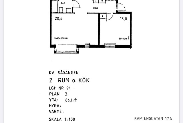 Kaptensgatan 17A, Göteborg - bild 1