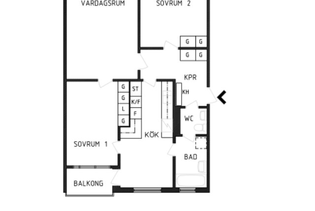 Rågångsvägen 43B, Gävle - bild 1