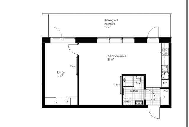 Östgötagatan 55 B, Linköping - bild 1