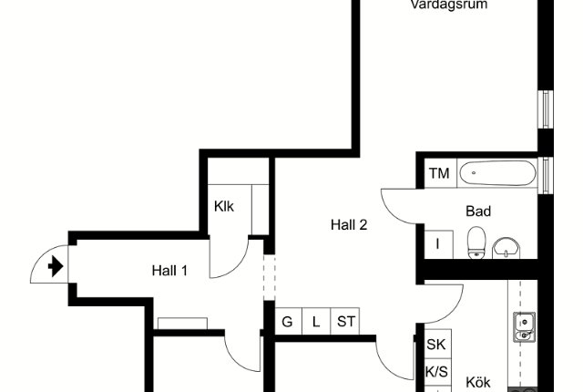 Klapperstensvägen 8, Jordbro - bild 1