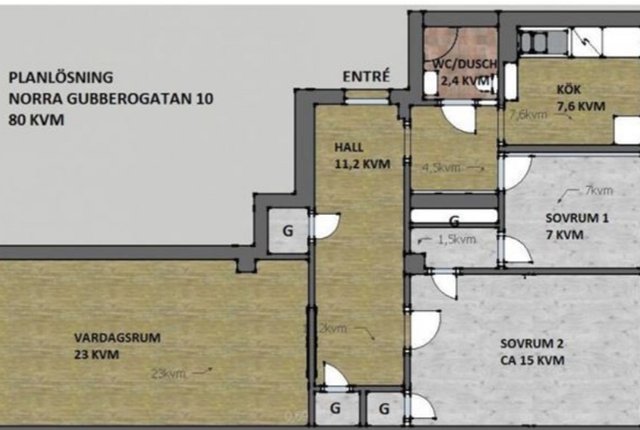 Norra Gubberogatan 10, Göteborg - bild 1