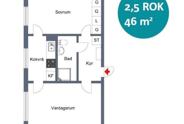 Skyttens gata 539, Brandbergen - bild 1