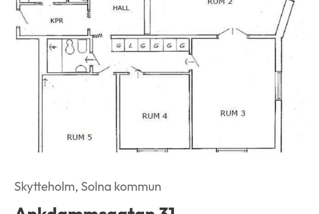 Ankdammsgatan 31, Solna - bild 1