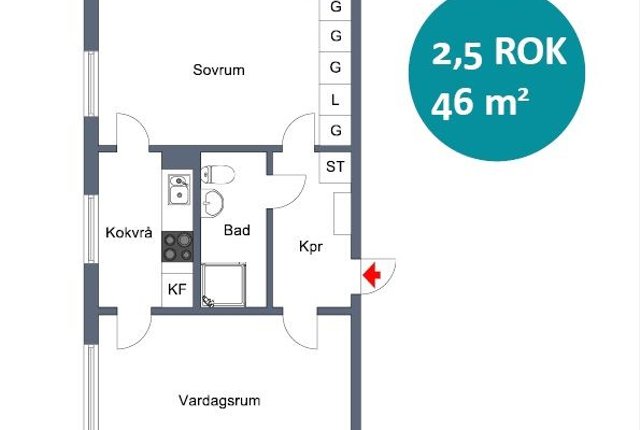 Vågens gata 439, Haninge - bild 2