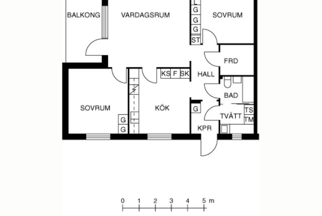 Hovs skolväg 9B, Växjö - bild 1